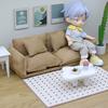 1/12 Scale Couch Model Modern Miniature Sofa Realistic Wooden Dollhouses Furniture For Bedroom Living Room