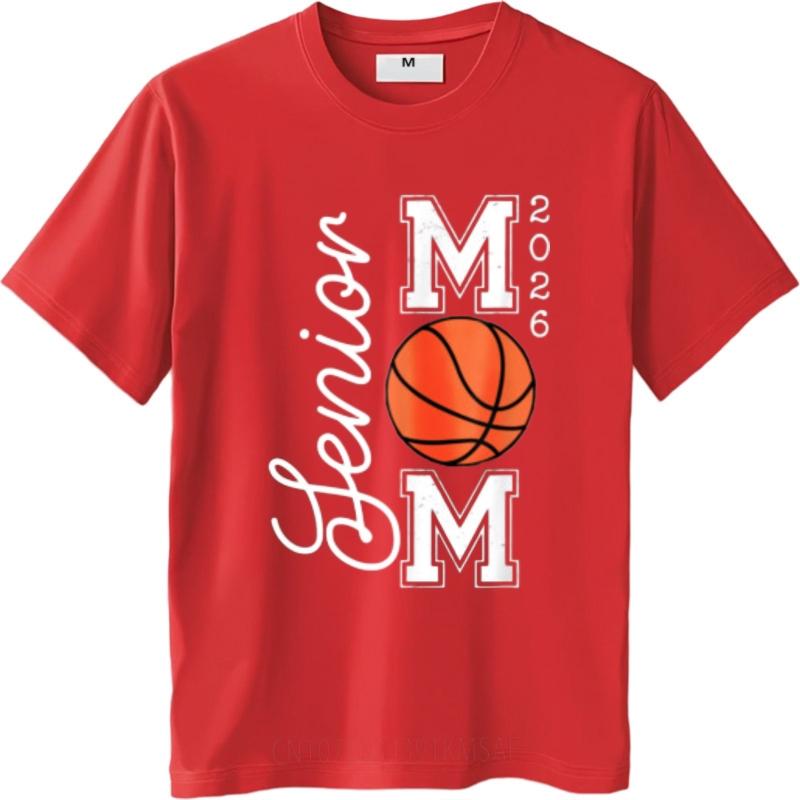 Tshirts For Unisex Soft Unisex O Neck Tshirt Daily Wear Senior Mom Basketball 2023 Cool Unisex Tees Comfort Tshirt Essential Tee