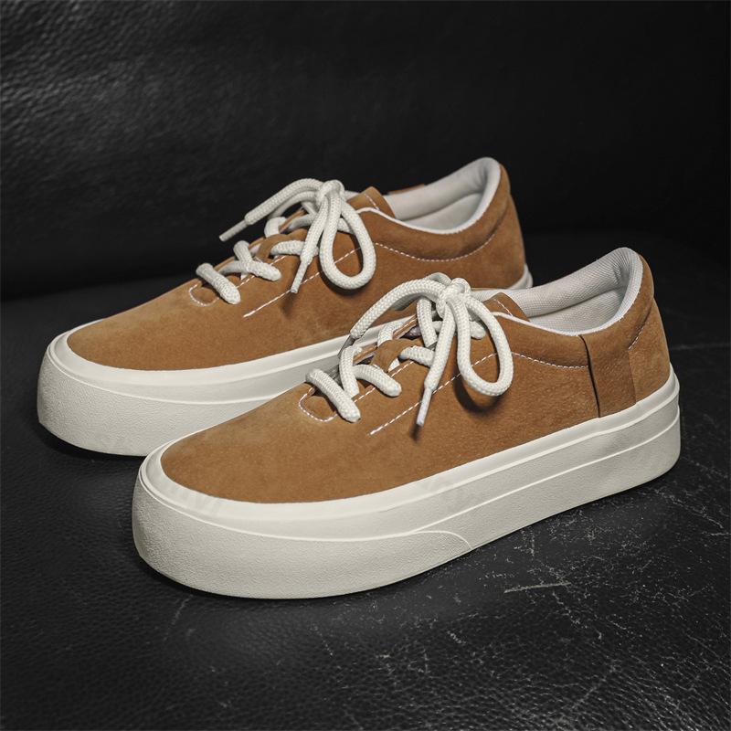 2026 Spring New Fashi Trend Low Top Thick Soled Casual Shoes for Men Comfortable Versatile N Slip Lace Up Platform sneakers