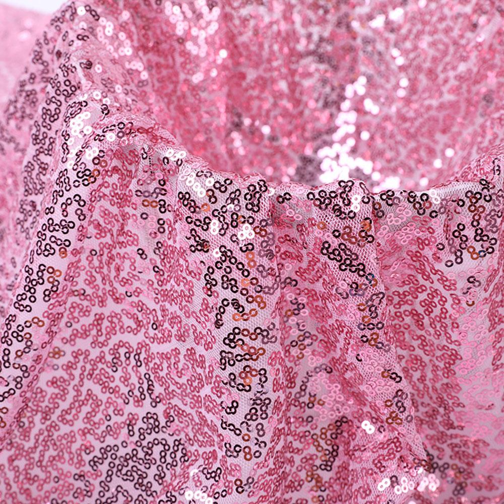 Sequin Fabric 3mm 1 Meter Sparkly Little Mermaid Fabric Outdoor Glitter Sequence Material for Dress Clothing Wedding Home Decor