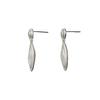 Celebrity Style Oval Shell Slice Dangle Earrings - Elegant and Versatile Fashion Jewelry