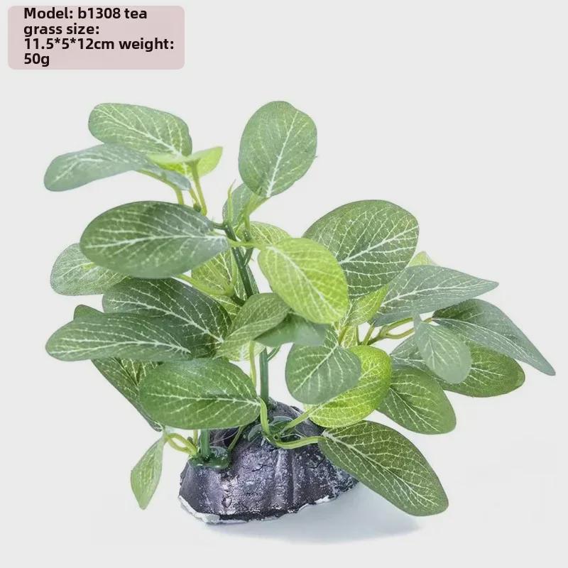 "Simulation Kunststoff Lotus & Wassergras Aquarium Dekoration"