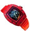Wangr Unisex Transparent Hollow-out Wristwatch