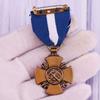 Navy Cross Collection Commemorative Badge Highest Honor Cross Propeller Medal Is A Combination Ship, Warship, Sailboat, Anchor