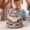Wooden Mechanical Rotating Birthday Cake Music Box Craft Set Easy Assembly No Tool Required Musical Ornament Gifting