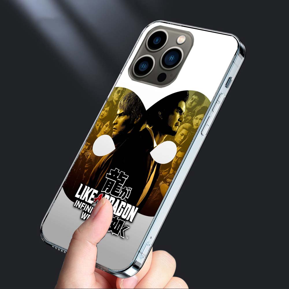 Yakuza 0 Game Phone Case For Iphone 16E 15 Pro 14 Plus 17E 16 17 Pro Max Air 11 12 13 Mini Shockproof Capa Cute Cover TPU Cle
