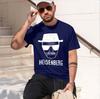 2026 New Model Unisex Fashion Casual Top Quality Short Sleeve 100 Cotton Loose Heisenberg Printedtshirt Casual Unisexs Tshirt Cool S