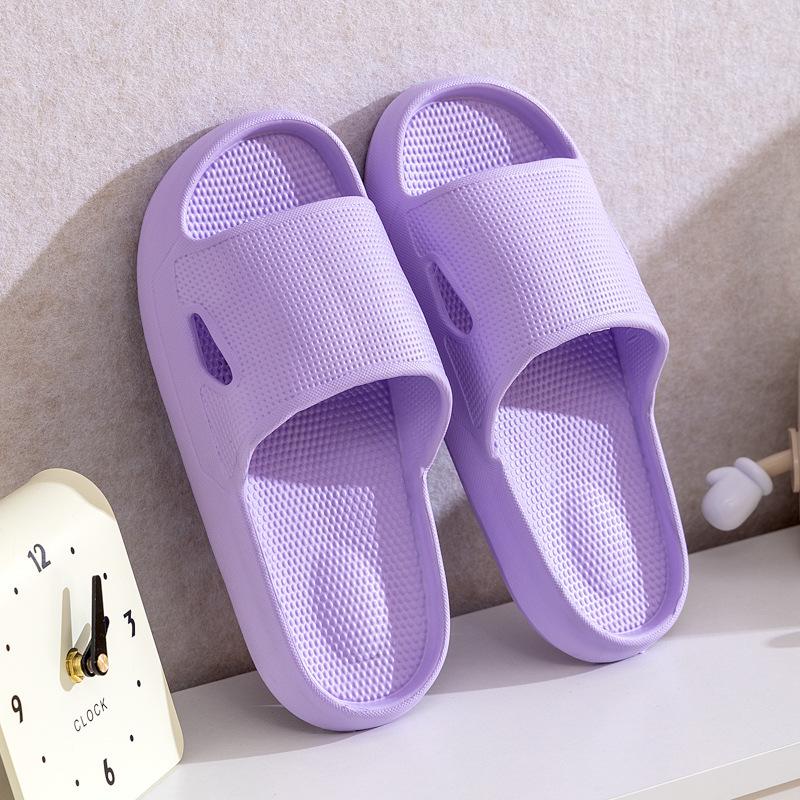 Thick Platform Bathroom Home Slippers 2025 Fashion Soft Sole EVA Indoor Slides Men Sandals Non-slip Women Couples Flip Flops