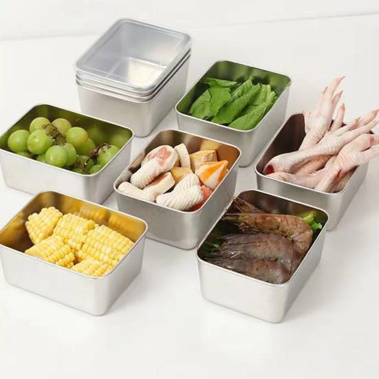 3Pcs Bacon Cheese Container Airtight Deli Meat Storage Box with Lids Fridge Safe Sealed Fruit Lunch Storage Box