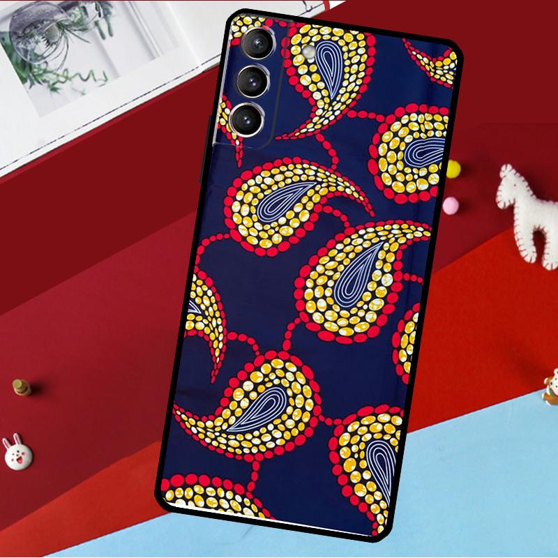 African Style Fabric Print Funda For Samsung Galaxy S26 S25 S24 S21 S22 S23 Ultra S10 Plus S20 FE S25 FE Phone Case