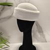 Elegant Beret Hat French Style Fedora Hat Vintage Chenille Pillbox Hat  Cocktail Event