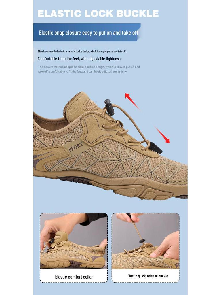 Neue Fünf-Finger-Outdoor-Schuhe zum Wandern, Waten, Klettern & für Strandaktivitäten - Rutschfest, Schnelltrocknend & Atmungsaktiv