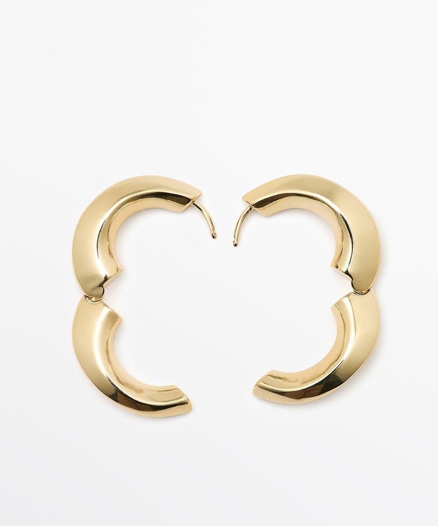Massimo Dutti Volume Hoop Earrings