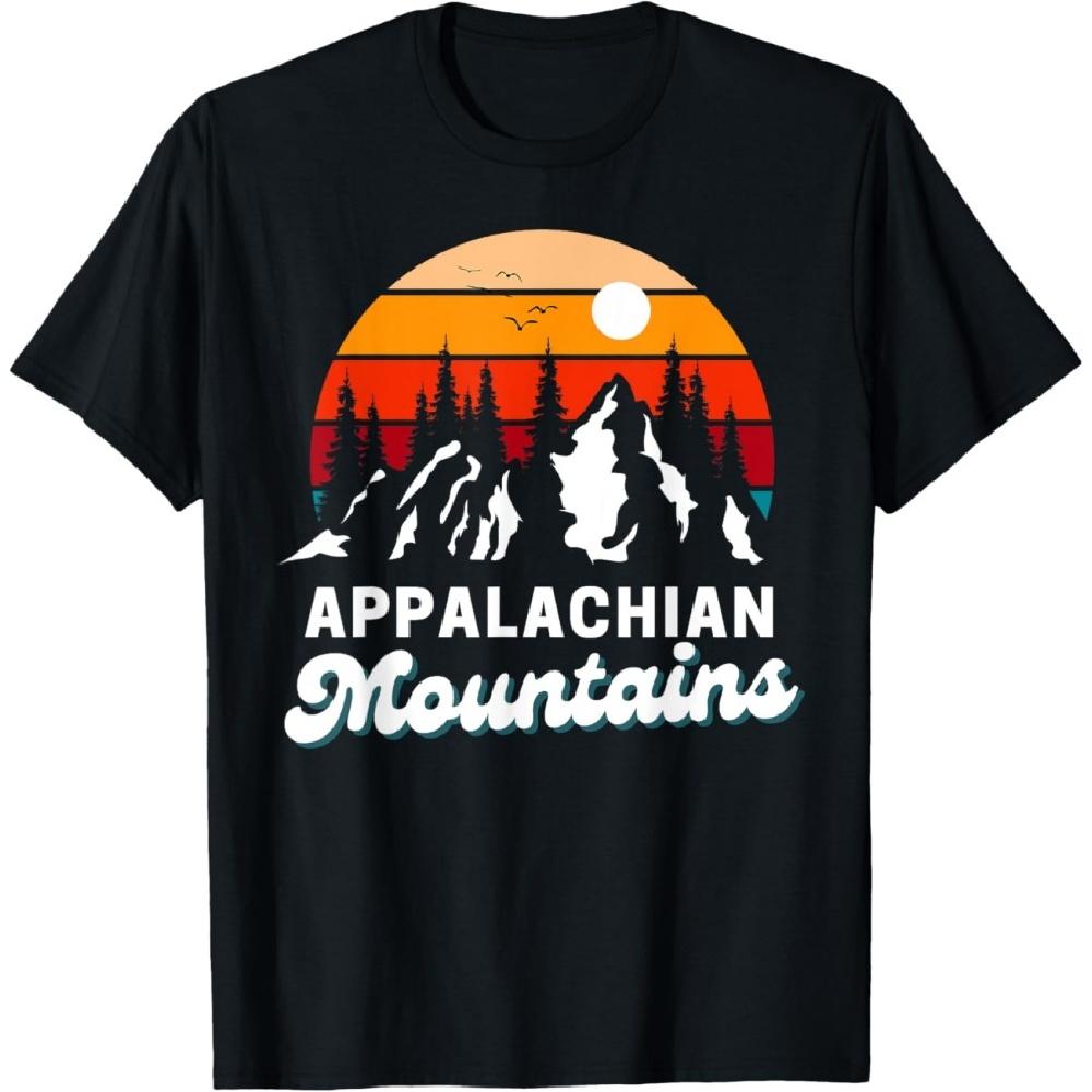 

Appalachian Mountains Outdoor Hiking Nature Retro Souvenir T-Shirt S