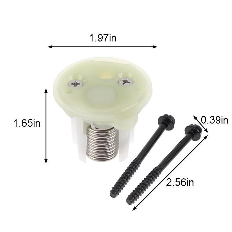 

1set Plastic 385236096 Spring With White End Cap Kit For Dometic Traveler 910 510 511 For Vacuflush RV Toilet Replacement Parts