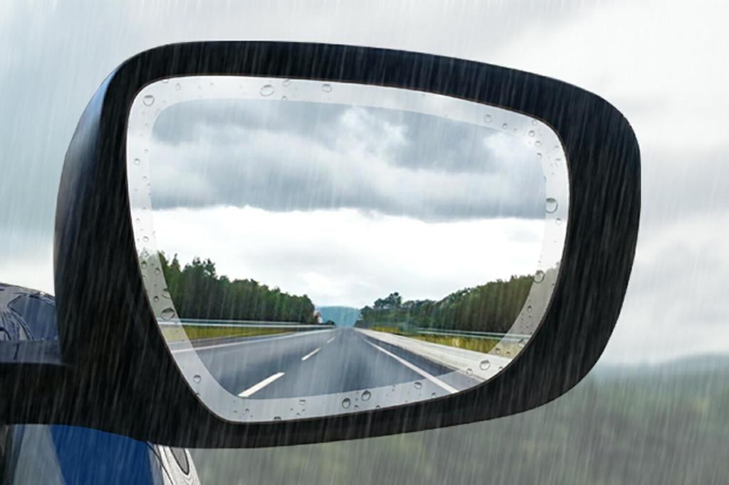 Of ClearView Hydrophilic Film for Door and Side Mirrors for Suzuki Swift Sport 2020 Made In Protects Against [Set 2] Anti-Fog (Specially Designed)