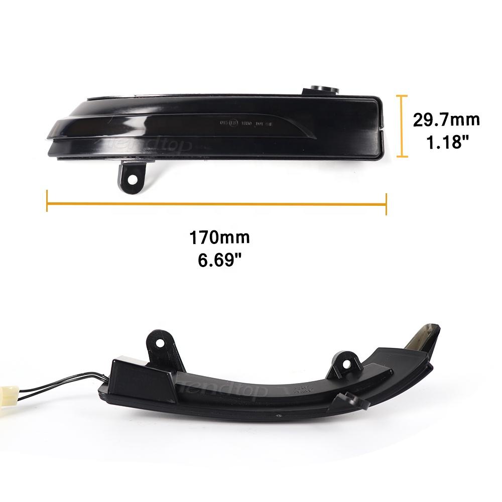 Fast Delivery New LED Sequential Turn Signal Indicator Lights Mirror Dynamic Blinker Signals Lamps for Mazda 3 Axela Mazda 6