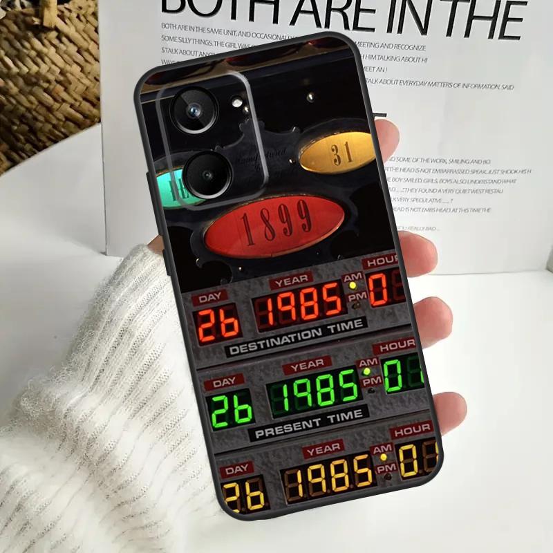 Back To The Future Time Machine For Realme 12 Pro Plus 11 10 9 C67 C55 C53 C35 C33 C30 C25s C21Y C15 GT3 GT5 GT Neo 5 Case