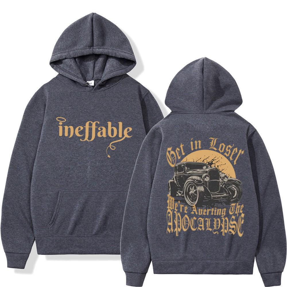 Men's Vintage Good Omens Graphic Hoodie