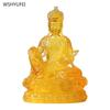 1 PCS 13.5x11x20.5cm Resin Guanyin Ksitigarbha Buddha Statue Home Chinese Style Ancestral Hall Offering Desktop Decoration