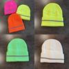 Mens Knitted Hat With Reflective Details For Winter Warmth Stylish Cold Weather Headgear
