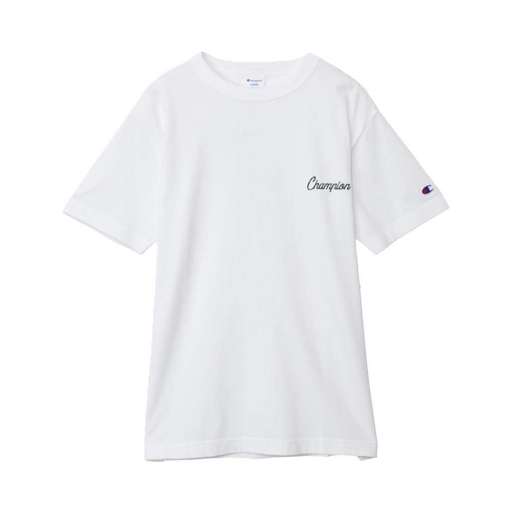 Champion Short Crew Graphic Logo Short Sleeve White X Green T-shirt, Sleeve, Neck, 100% Cotton, Print, T-shirt, C8-X319, Men's,