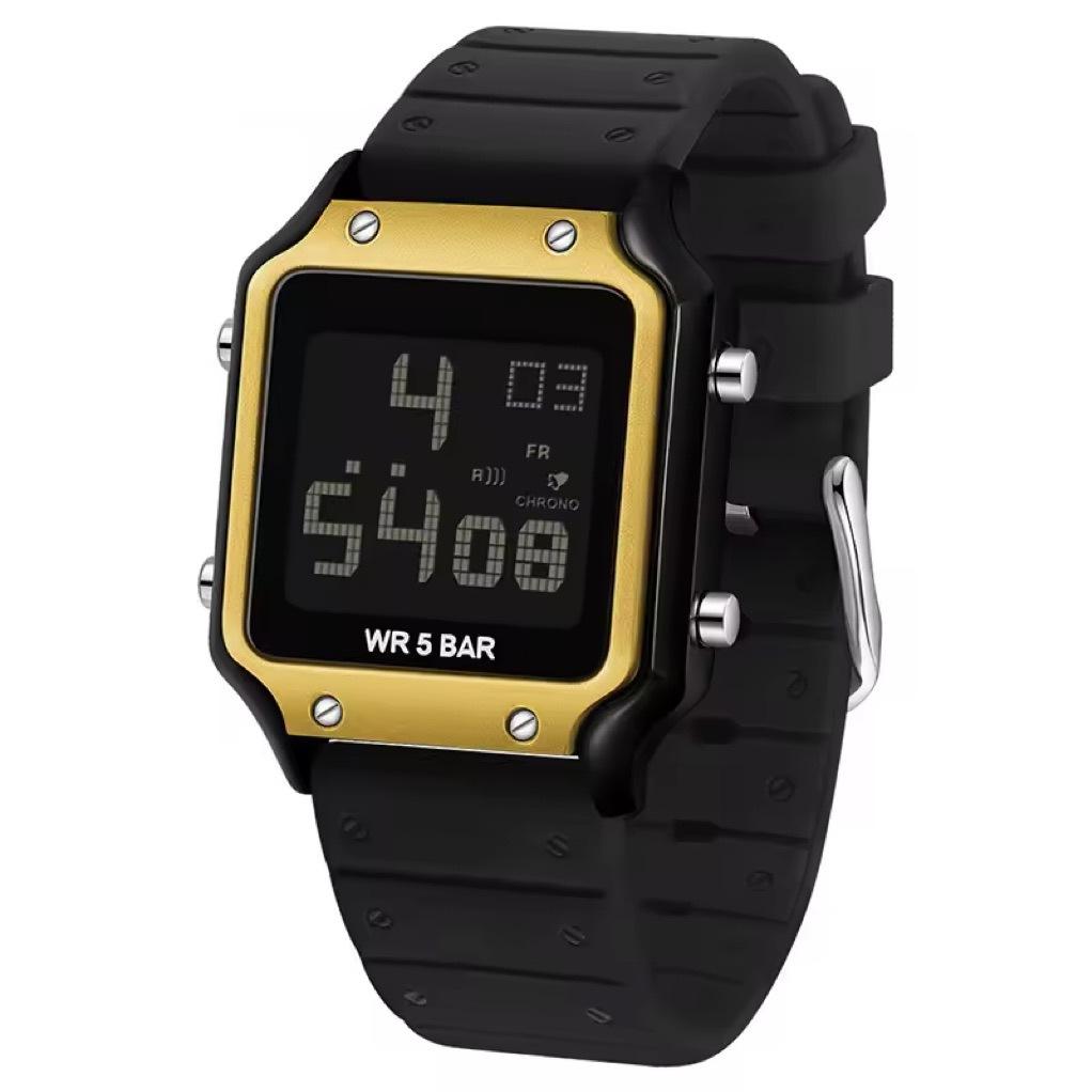 Watch Student Sports Waterproof Electronic Watch Multifunctional Chronograph Alarm Clock Electronic Watch