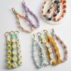 Daisy Flower Phone Lanyard - Handmade Woven Camera Strap & Pendant for Women