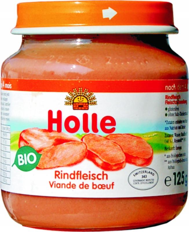 BEEF MEAT WITHOUT ADDED SUGARS GLUTEN-FREE DEMETER ORGANIC 125g HOLLE