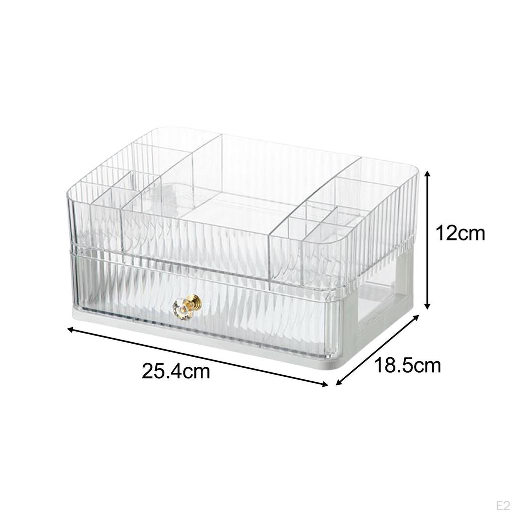 Kosmetikbox Tragbarer Hautpflegehalter Kosmetik-Display-Case Aufbewahrung für Schminktisch