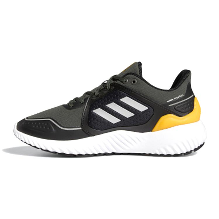 New Adidas Climawarm Bounce J Anti Slip Wear Resistant Low Top Running Shoes Black White Yellow Teenagers FV8209