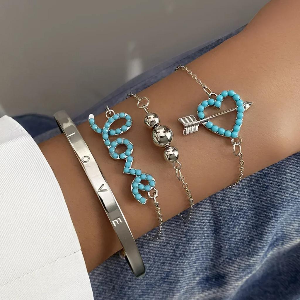 Hot Sale Exaggerate Individuality Metal Smooth Surface Water Drop Bangle for Woman Adjustable Bracelet Paty Jewelry Daily Wear