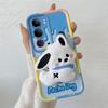 KEYSION Cute 3D Cartoon Plush Case for VIVO V40 Lite V40 SE 80W with Lanyard Soft Silicone Shockproof Phone Cover for VIVO Y19S Y200 5G