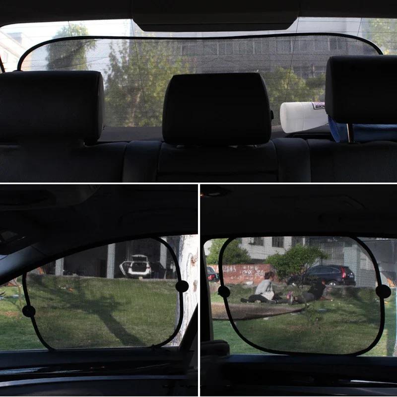S Magnetic Car Sun Shade Uv Protection Car Curtain Baby Car Window Sunshade Side Window Mesh Sun Visor Summer Protection Film