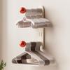 Retractable Clothes Hanger Wall-mounted Clothes Storage Rack Balcony Drying Rack  for Balcony