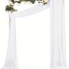 1Pc Wedding Chiffon Yarn Forest Lawn Outdoor Arch Decoration Drape