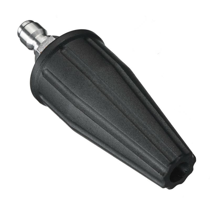 Tough and Reliable Turbo Rotating Spray Nozzle Designed for High Pressure Washers Up To 3600PSI with Fast Connection