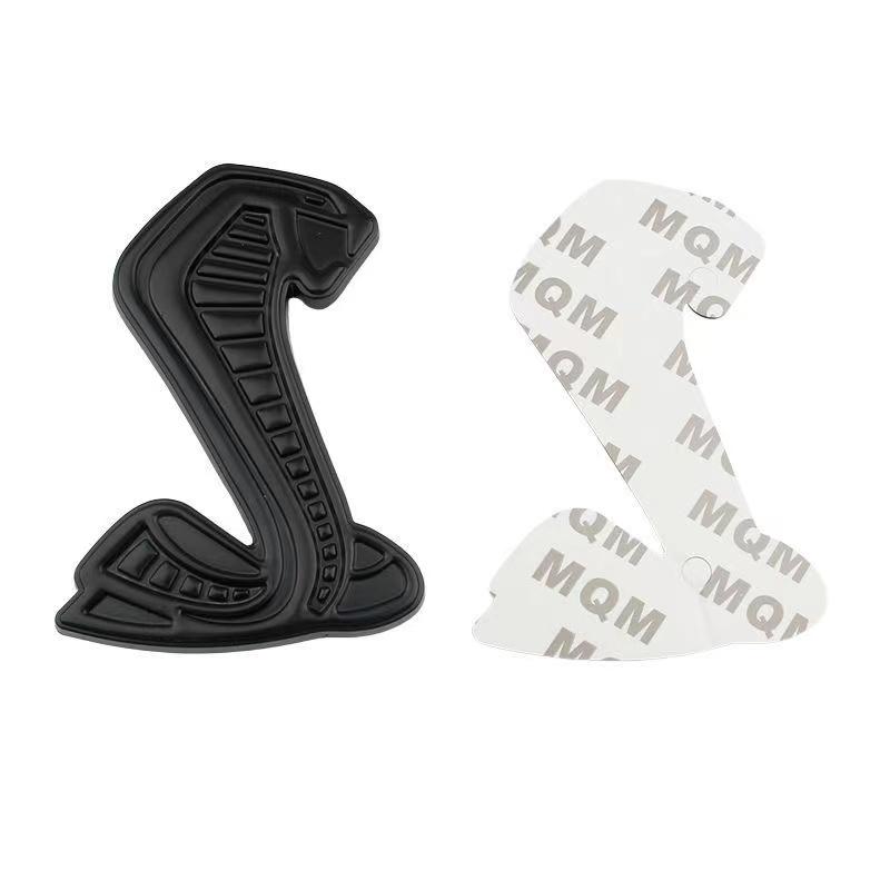 2ks 3D kovové samolepky na auto Znak na přední kapotu Mřížka Znak pro Ford Shelby Logo Mustang GT500 Mondeo Mk4 Transit Ranger