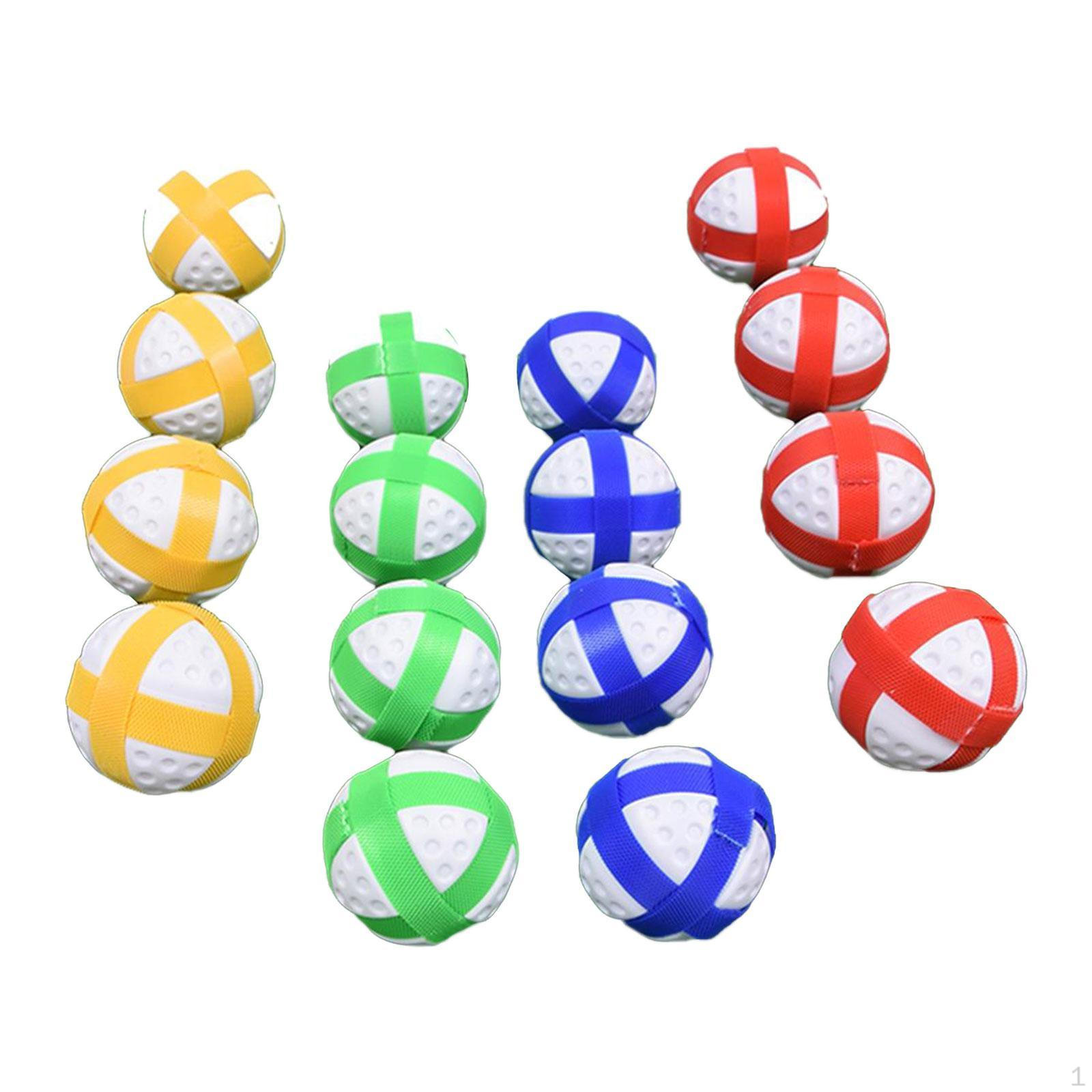16x Sturdy Sticky Balls, Indoor/outdoor, Lightweight, Hook And Loop