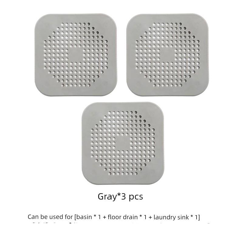 Floor Drain Cover Bathroom Hair Filter Kitchen Sewer Hair Filter Net Leak-Proof Drainage Bathroom Sink Handy Gadget