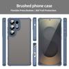 For Samsung Galaxy S25 Ultra Phone Case Drop Proof Airbags Frosted Translucent PC + TPU Back Cover