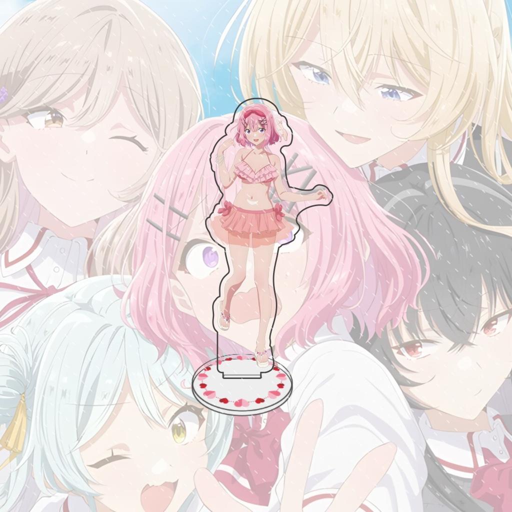 Anime Watashi ga Koibito ni Nareru wake Naijan Murimuri! 15cm Acrylic Standing Figure Model Desktop Bookshelforation Gift