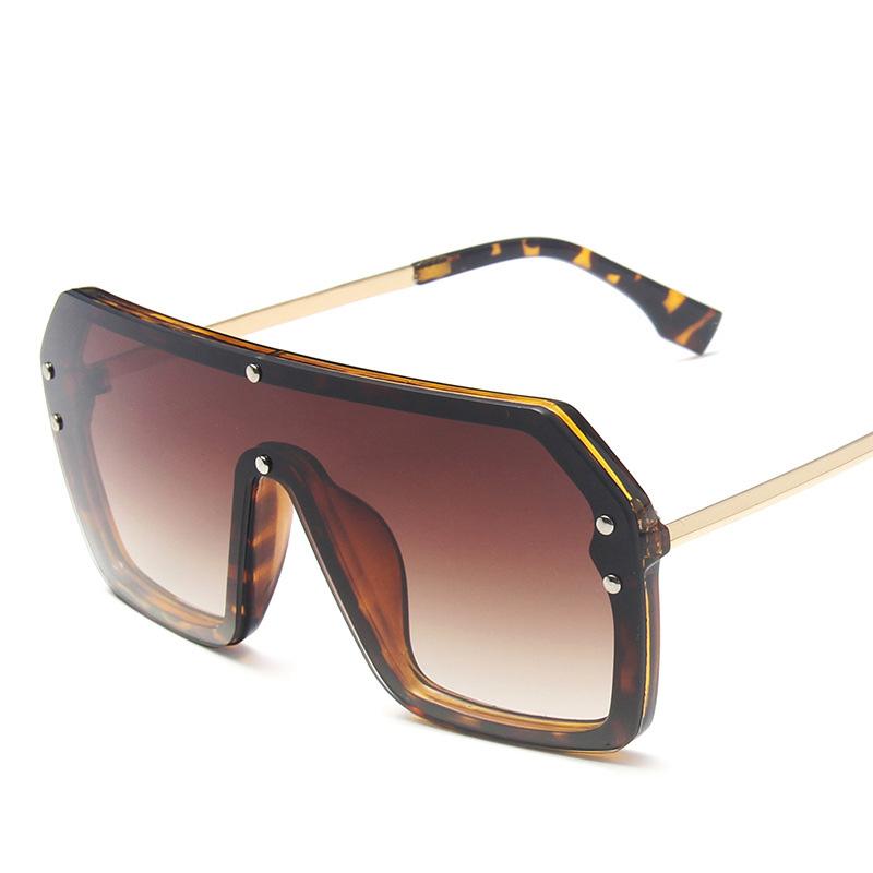 

Солнцезащитные очки для женщин, модные цельные с плоским верхом, градиентные линзы, солнцезащитные очки без оправы, мужские солнцезащитные очки с зеркальным покрытием UV400, уличные очки