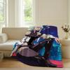 Adventure Anime C-cyberPunkS Blanket For Sofa Office Bed Plane Travel Sleep Read Relax Camping Soft And Warm