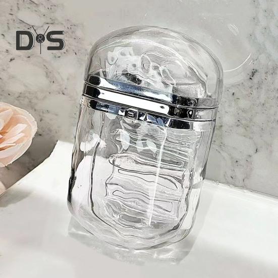 Reiseseifenetui mit Deckel, großes Fassungsvermögen, effiziente Entwässerung, auslaufsicher, tragbares Design, transparenter Seifenhalter, Aufbewahrungsbehälter