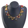 Ladies Vintage Baroque Choker Women Resin Necklace Party Wedding Jewelry Accessory