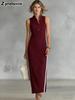 New Style Women's Button-Down Sleeveless Long-Sleeve Slim Fit Dress