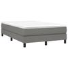 Maison Exclusive - Lattenrost mit Matratze dunkelgrau 120x190cm Stoff