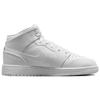 Air Jordan 1 Mid GS Triple White 2023 Kids Sneakers 554725-136