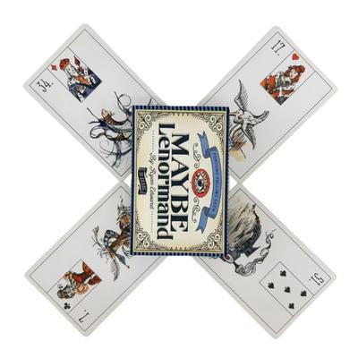 Maybe Lenormand Oracle Cards Deck For Family Party High Quality Fortune Telling Divination Tarot Deck Cards